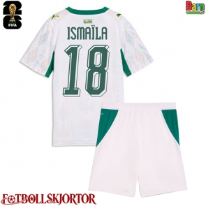 Senegal Ismaila Sarr #18 Hemmakläder Barn VM 2026 Kortärmad (+ Korta byxor)